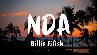 NDA Lyrics  Billie Eilish [upl. by Neenej219]