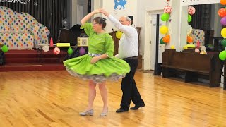 quotSangriaquot Rumba Round Dance with Elaine and Dennis [upl. by Llorrad70]