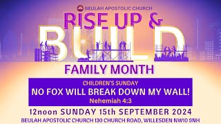 Beulah Willesden Sunday Service 150924  Childrens Sunday  Speaker Bro Mark Farr [upl. by Av891]