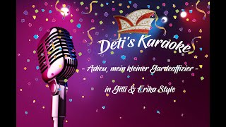 Adieu mein kleiner Gardeoffizier  Gitti amp Erika  Karaoke [upl. by Aicilef]