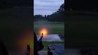 M1 Hitting Steel 150 yds pewpew gunculture [upl. by Nnayar95]