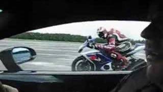 01000mph Suzuki GSXR1000 vs Lamborghini Gallardo  Visordowncom [upl. by Moina620]