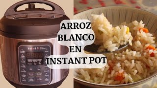 ARROZ BLANCO EN INSTANT POT FACIL [upl. by Estey]