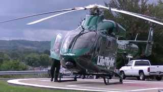 MD900 MD 900 Explorer Helicopter full sound start up and take off Allegheny Life Flight N905LF [upl. by Akemit20]