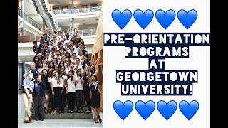 Joining PreOrientation Programs at Georgetown [upl. by Yruama32]