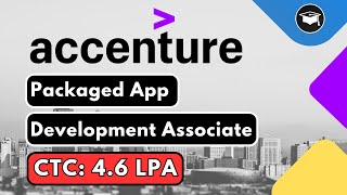 Packaged App Development Associate  Accenture Freshers Hiring [upl. by Ahsinam503]