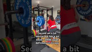 350lb squat definitely a possibilitysquat [upl. by Rambow]