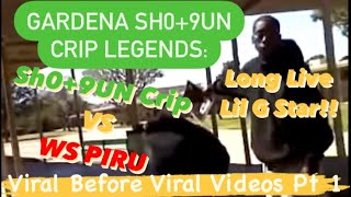 Gardena SH0T9UN Crip Legends Lil G Star Legacy Viral Video Gardena High Scool WS PIRU RIP ampMore [upl. by Pawsner]