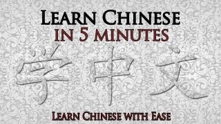 Learn Chinese in 5 Minutes Learn to Speak Chinese How to Speak Chinese [upl. by Ititrefen]