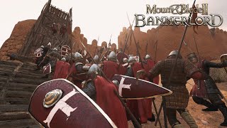 Templars Invasion First Castle Down Part 1  Mount amp Blade 2 Bannerlord Gameplay [upl. by Kisor]