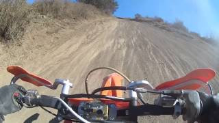 KTM 380 Off Idle Grunt  Hollister Hills Twin Hill [upl. by Huppert504]