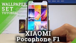 XIAOMI Pocophone F1 WALLPAPER SETUP  Change Wallpaper on XIAOMI [upl. by Luapsemaj975]