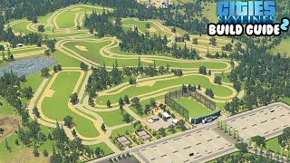 Can We Build A Vanilla GOLF COURSE In Cities Skylines  Orchid Bay [upl. by Eifos]