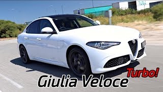 The New Alfa Romeo Giulia Veloce TURBO Review [upl. by Rudin969]