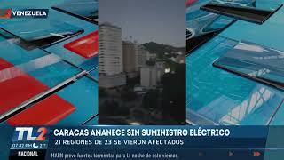 APAGÓN ELÉCTRICO EN VENEZUELA [upl. by Nesline95]