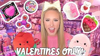 I BOUGHT EVERY VALENTINES DAY THEMED FIDGET SLIME amp SQUISHMALLOW AT LEARNING EXPRESS 💝🌹🍫😍 [upl. by Geoffry]