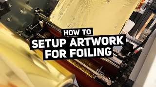 How To Setup Artwork For Foiling  Adobe Illustrator [upl. by Anitsahs]