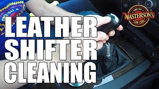 How To Clean amp Condition Shifter Boots  BMW Leather Detailing  Mastersons Car Care [upl. by Pinto]