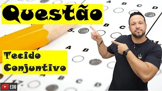 Tecido Conjuntivo Propriamente Dito TCPD  Características Gerais e Componentes  Questão [upl. by Donny]