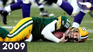 Favre Returns to Lambeau  Vikings vs Packers Week 8 2009 Classic Highlights [upl. by Cynthla]