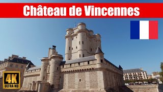 【4K】Inside Chateau de Vincennes in Paris  September 2020 Ultra HD 2160p 50fps [upl. by Eciruam]