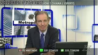 METROPOLIS 21 MAR 2022 PENSIONI CISL LOMBARDIA [upl. by Hcab]