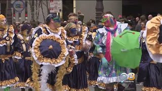 Mummers Strut Through City For 119th Annual New Years Day Parade [upl. by Vinay984]