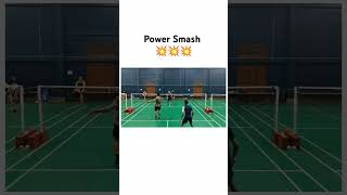 badminton badmintontrickshot powersmash manipur viralshort badmintonrallies doctor shorts [upl. by Anora]