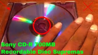 ✅ How To Use Sony CDR 700MB Recordable Disc Supremas Review [upl. by Nixie]