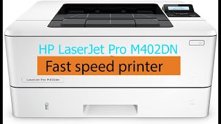 HP LaserJet Pro M402n Laser Printer Review [upl. by Sutphin]