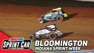 HIGHLIGHTS USAC AMSOIL National Sprint Cars  Bloomington Speedway  July 28 2023 [upl. by Assir]