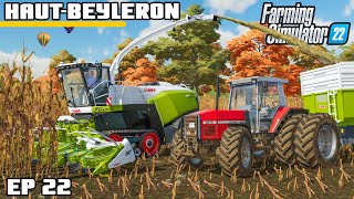 MAIZE SILAGE DIDNT GO TO PLAN  Farming Simulator 22  HautBeyleron  Episode 22 [upl. by Omolhs115]