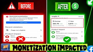 How To Appeal Facebook Restricted Monetization your Pages on Android 2024 [upl. by Ahsiemat265]