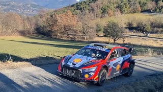 Test Rallye MonteCarlo 2024  Andreas Mikkelsen  Hyundai I20 N WRC [upl. by Armbruster567]