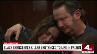 Victory for humanity Blaze Bernsteins killer sentenced to life [upl. by Shrier957]