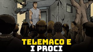 Telemaco e i Proci  LOdissea   2  Storia e Mitologia Illustrate [upl. by Vastha]