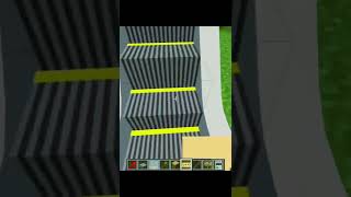 Escalator in Minecraft  shorts escalator akshitgaming [upl. by Araeit]