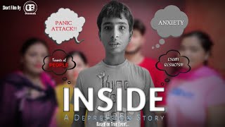 INSIDE  A Depression Story  Dark Chapter of my life  Short Film By DrameBaaaz [upl. by Ardle264]