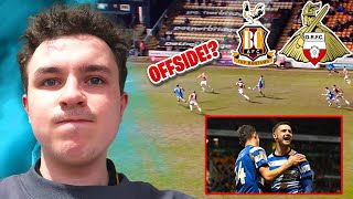 TWO POOR TEAMS amp AN ABYSMAL REFEREE  Bradford City 11 Doncaster Rovers Vlog [upl. by Ellingston]