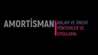 Amortisman Kayıtları Dönemsel 3 aylık [upl. by Atnahc]