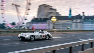 Farewell to Stirling Mosss Mille Migliawinning MercedesBenz 300 SLR 722 [upl. by Nallid663]