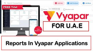 Reports In Vyapar Applications [upl. by Ludewig615]