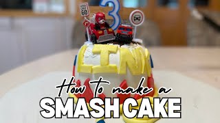 How to make a SMASH CAKE Chocolate dome piñata [upl. by Nottirb]