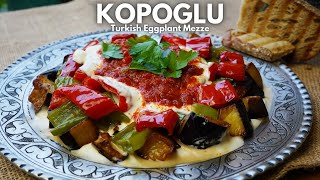 The ULTIMATE Turkish EGGPLANT MEZZE with Garlic Yogurt amp Tomato Sauce [upl. by Ahtabat]