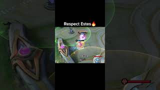 Respect Estes save the day🫡 mobilelegends mlbb ml feedshorts [upl. by Eelegna]