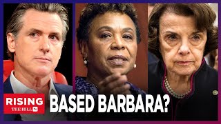 WATCH Barbara Lee SHADES Feinstein After Laphonza Butler Picked To Fill Senate Seat Brie Joy Gray [upl. by Enyrehtac]