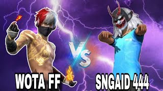 Wota ff vs Sngaid444 old legend and new legendary player let’s see  Best player in Meghalaya 😮 [upl. by Reuben366]