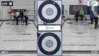 Sasktel Curling Stadium  Swift Current  Sheet 2 111324 [upl. by Nylicaj]