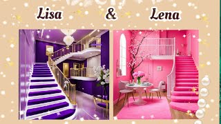 Lisa amp Lena  Fashion queen  House bedroom swimming pool mackup etc [upl. by Rebbecca250]