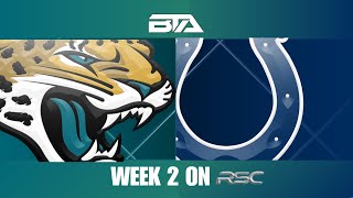 92824 WEEK 2 COLTS VS JAGUARS  On RSC [upl. by Aileme863]